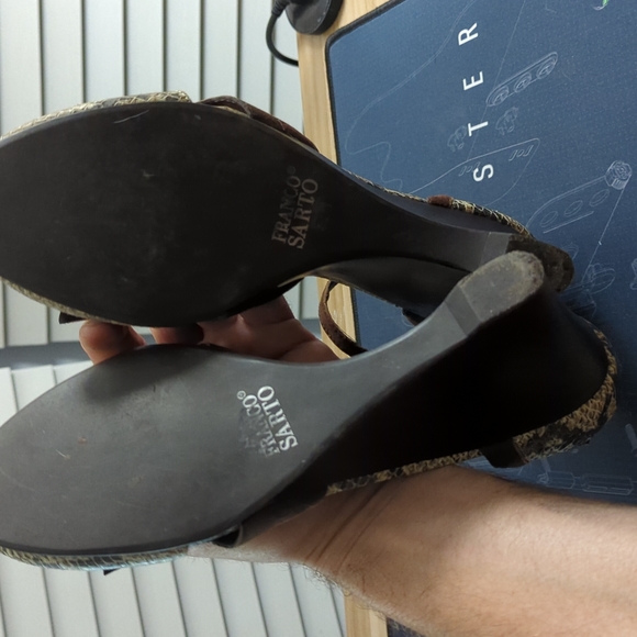 Franco Sarto snake skin and leather heels size 9.5 - Picture 6 of 6